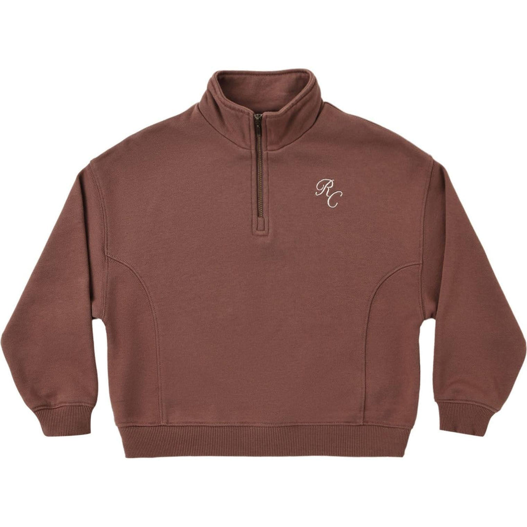 Half Zip Sweatshirt || Mulberry