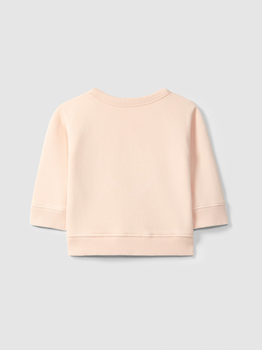 Heart Applique Sweatshirt - Pink