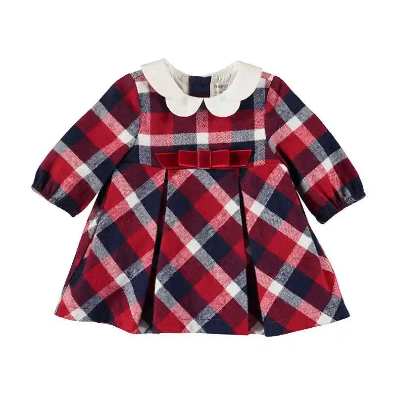 Plaid Flannel Dress Mayoral 4-6M   [variant_option4] [variant_option5] [variant_option6] [variant_option7] [variant_option8] [variant_option9] 1