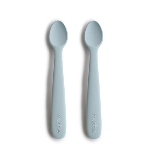 Silicone Feeding Spoons- Powder Blue