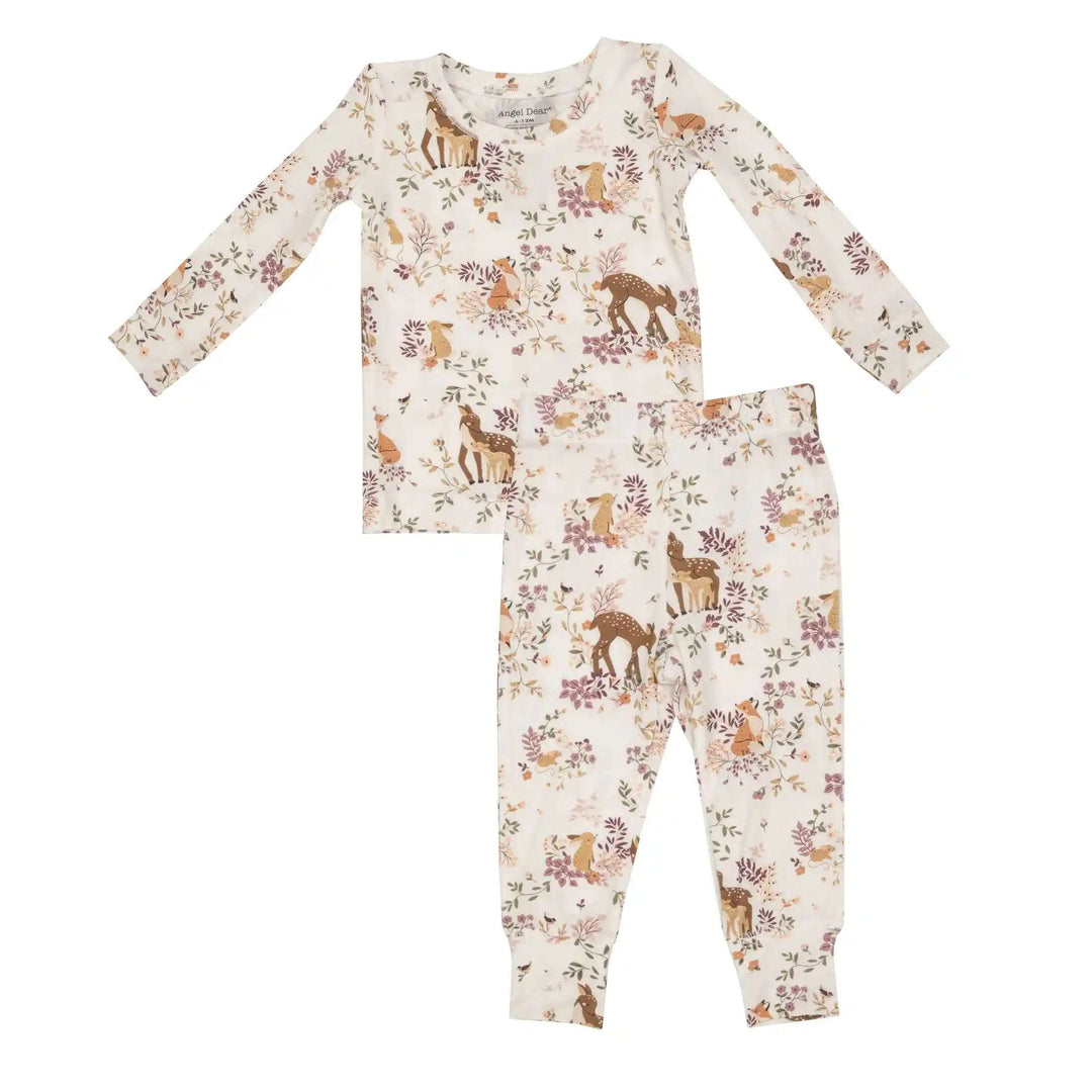 Pretty Woodland L/S Loungewear Set Angel Dear 6-12M   [variant_option4] [variant_option5] [variant_option6] [variant_option7] [variant_option8] [variant_option9] 1