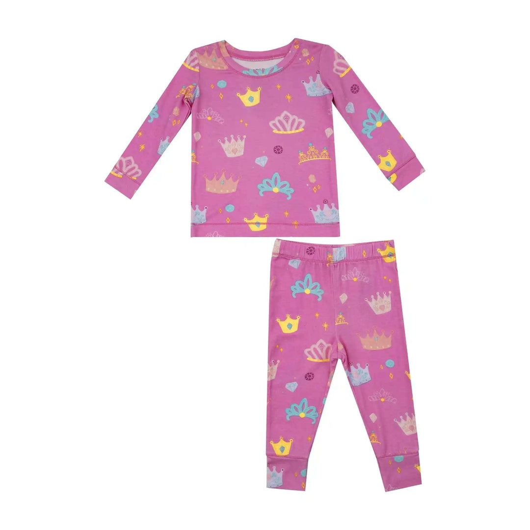 Princess Crowns L/S Loungewear Set Angel Dear 18-24M   [variant_option4] [variant_option5] [variant_option6] [variant_option7] [variant_option8] [variant_option9] 1