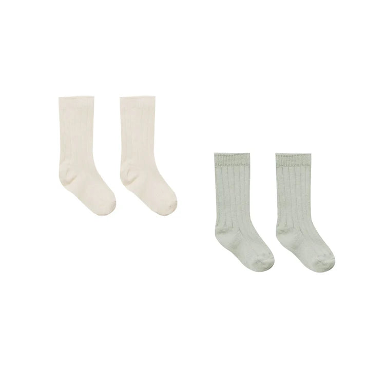 SOCK SET NATURAL, SAGE