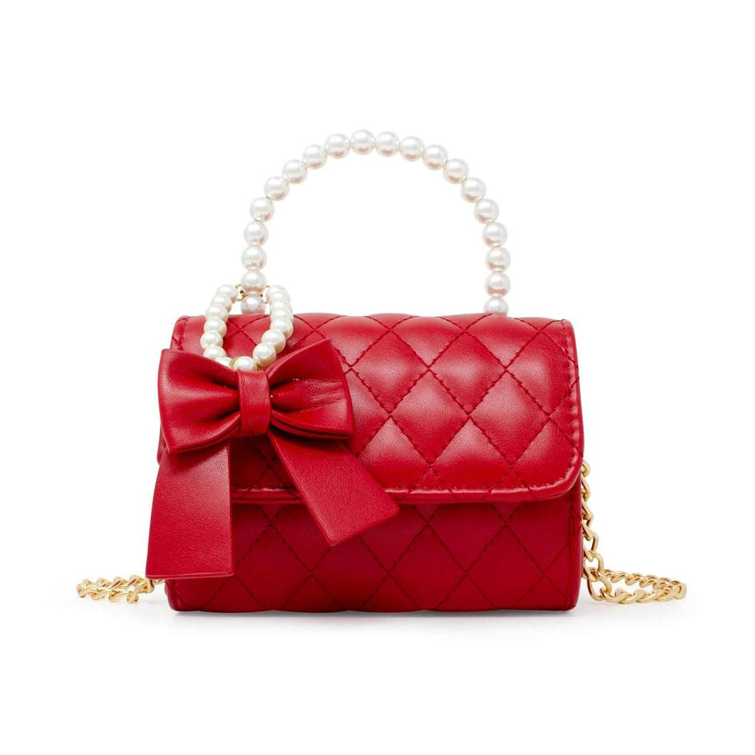 Quilted Pearl Handle Handbag - Red Zomi Gems    [variant_option4] [variant_option5] [variant_option6] [variant_option7] [variant_option8] [variant_option9] 1