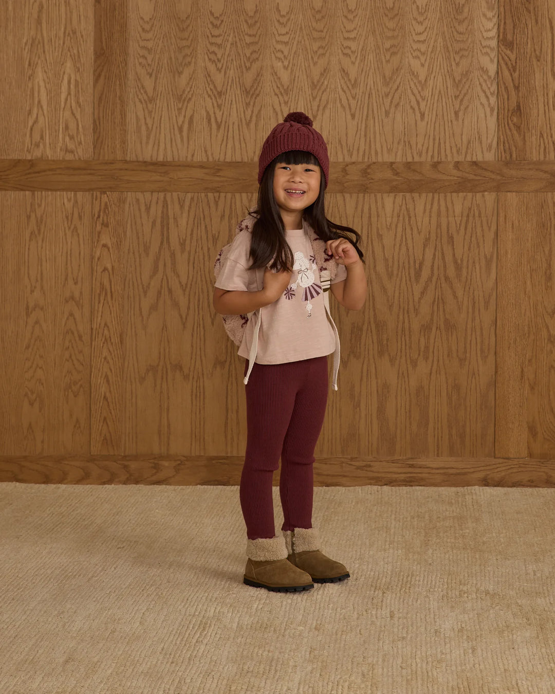 LEGGING || BURGUNDY