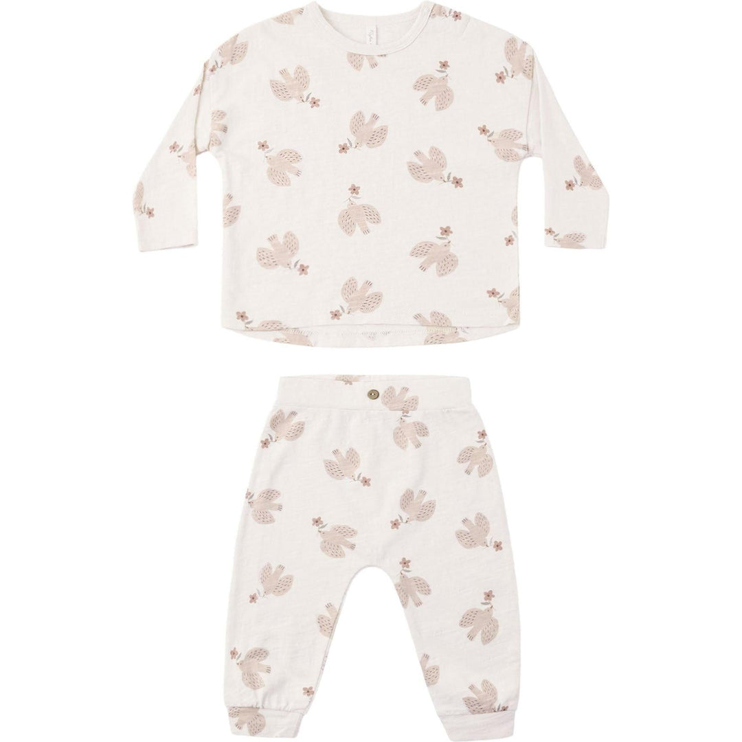 Long Sleeve Tee + Pant Set || Sparrows
