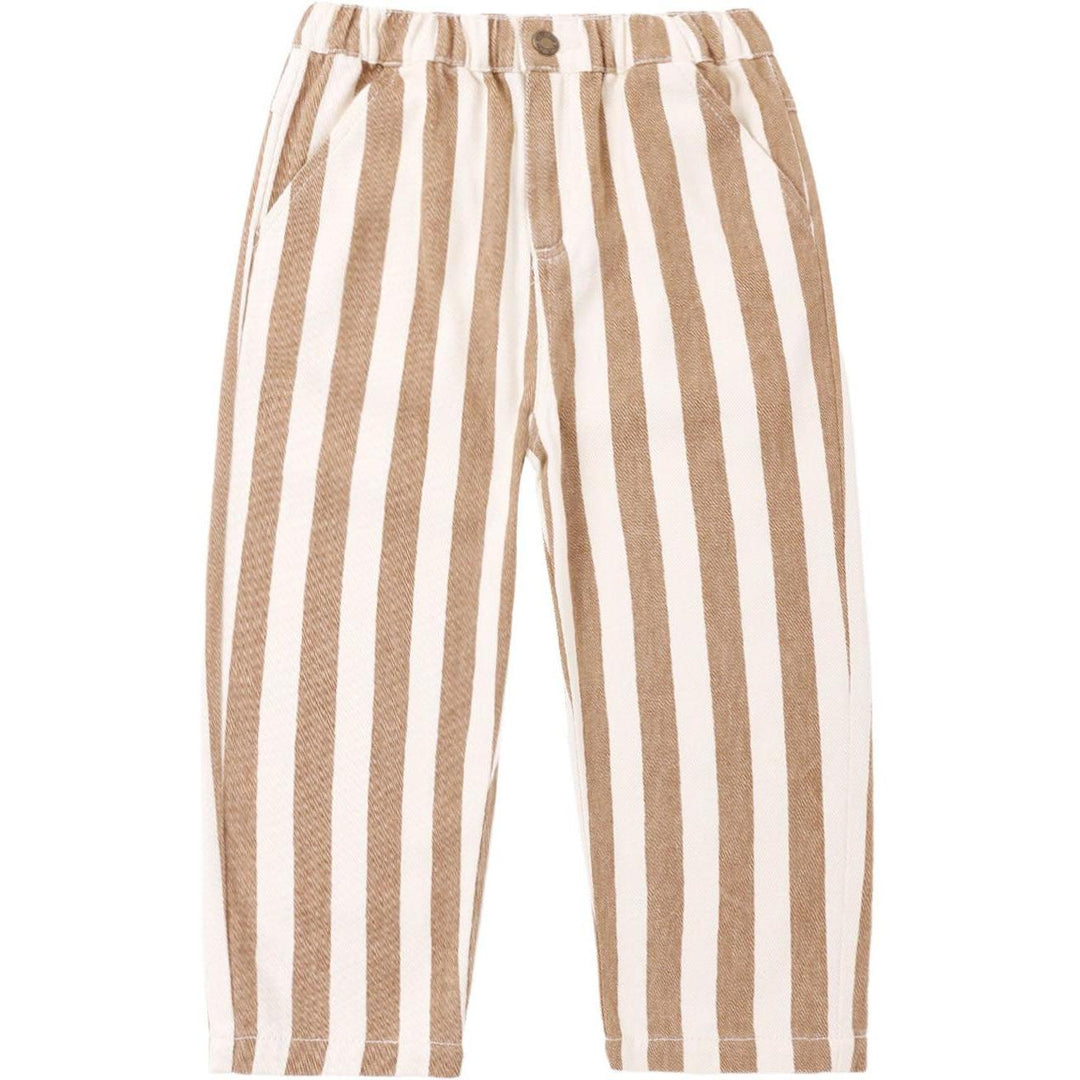 Baggy Pant || Fawn Pinstripe