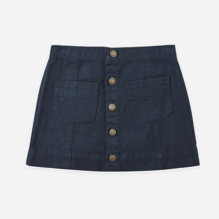 DENVER MINI SKIRT || INDIGO DENIM