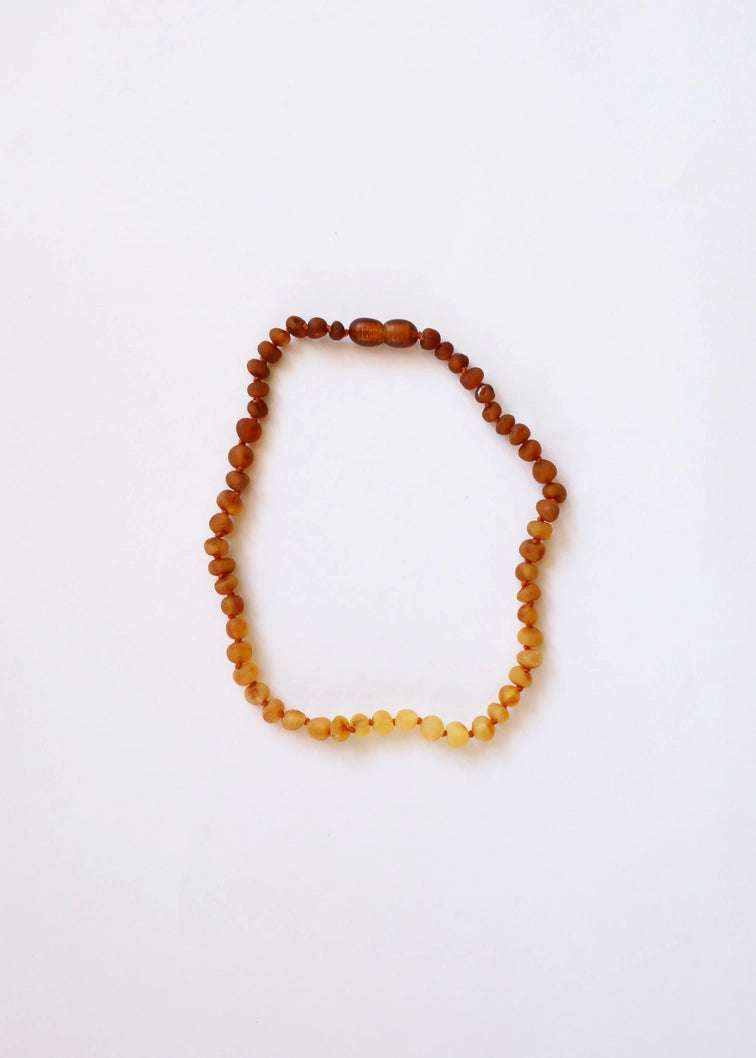 Raw Baltic Amber + Sunflower || Necklace || 11" Baby Necklace Canyon Leaf    [variant_option4] [variant_option5] [variant_option6] [variant_option7] [variant_option8] [variant_option9] 1