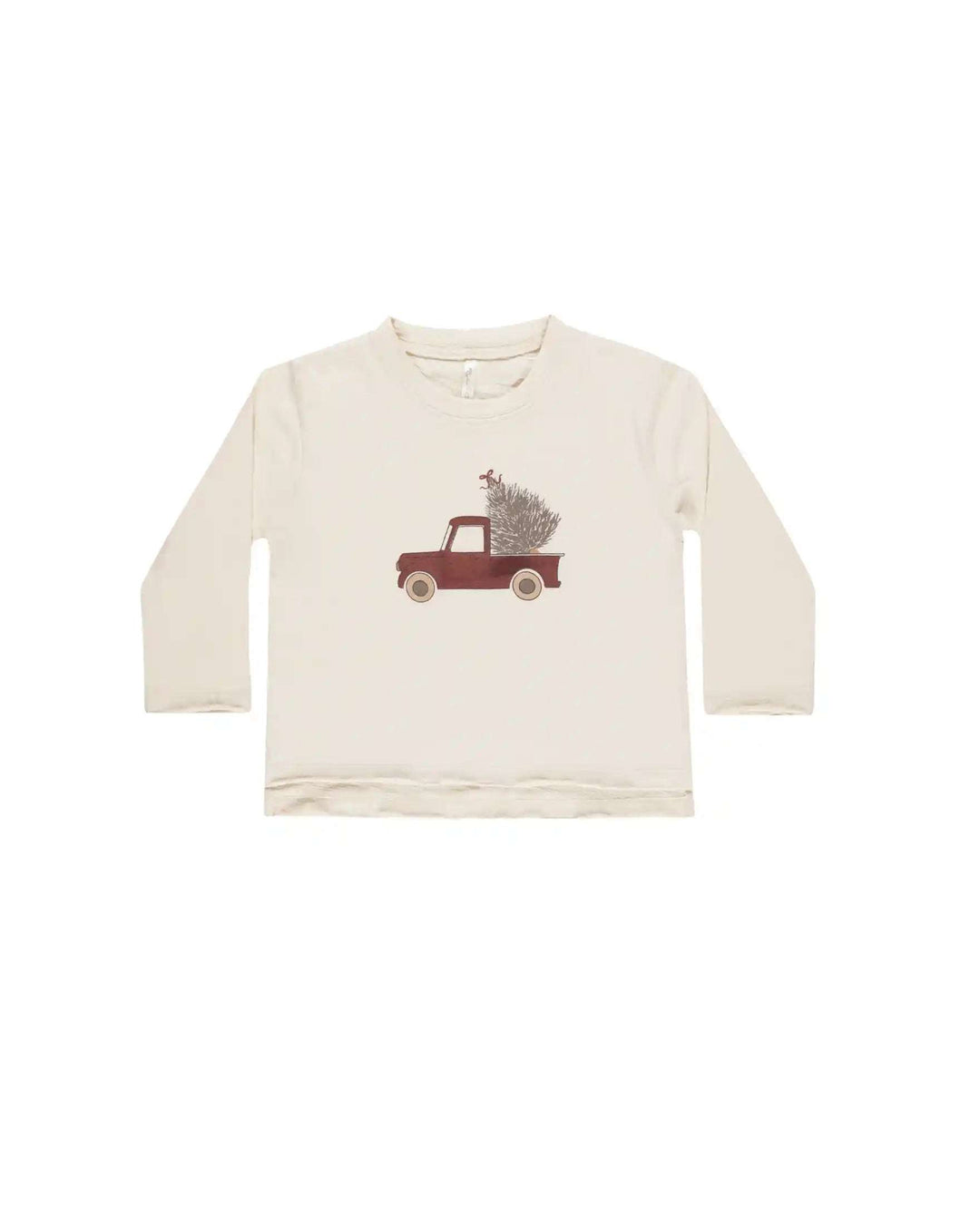 Raw Edge Long Sleeve Tee - Truck Rylee + Cru 3-6M   [variant_option4] [variant_option5] [variant_option6] [variant_option7] [variant_option8] [variant_option9] 1