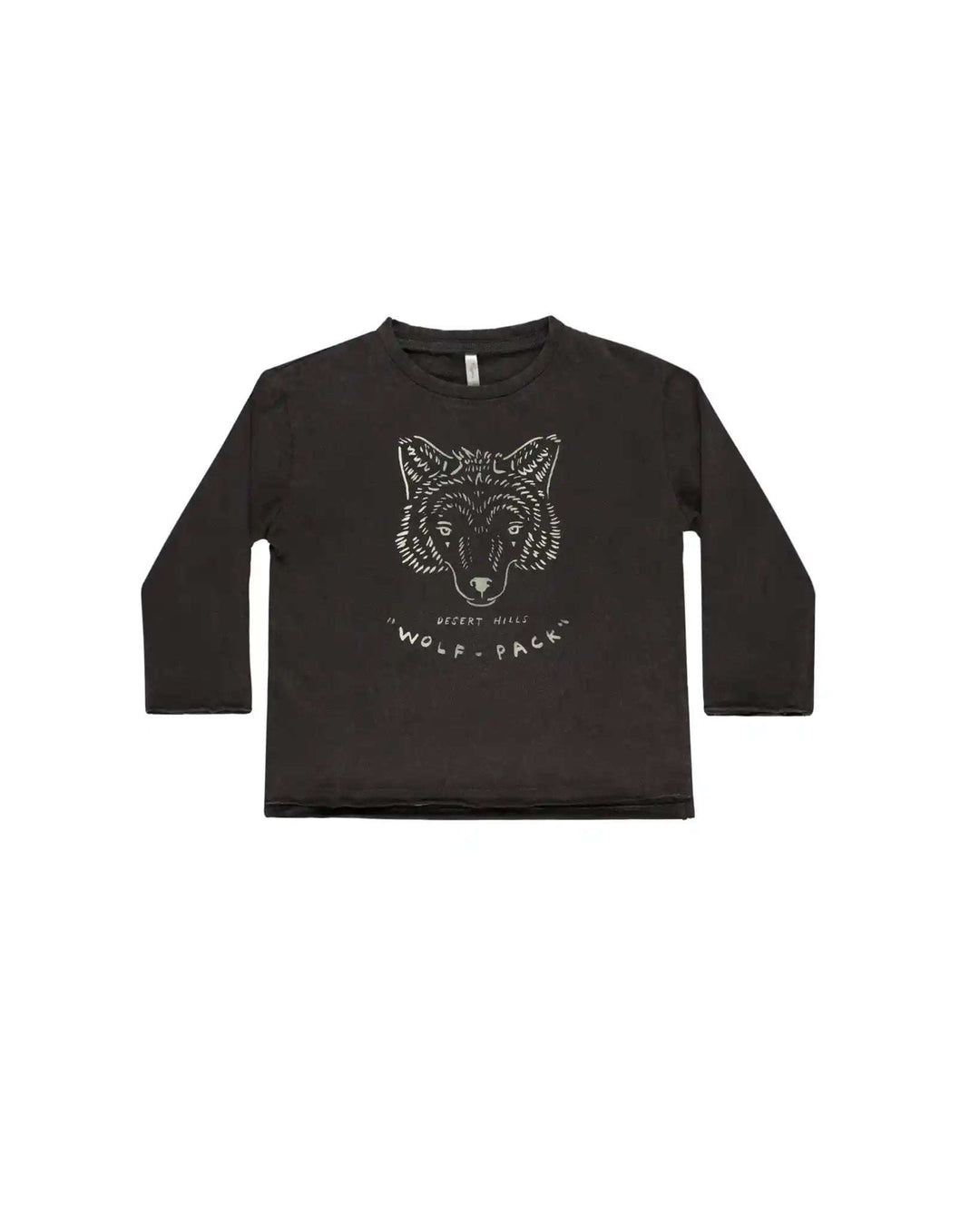 Raw Edge Long Sleeve Tee - Wolf Pack Rylee + Cru 6-12M   [variant_option4] [variant_option5] [variant_option6] [variant_option7] [variant_option8] [variant_option9] 1