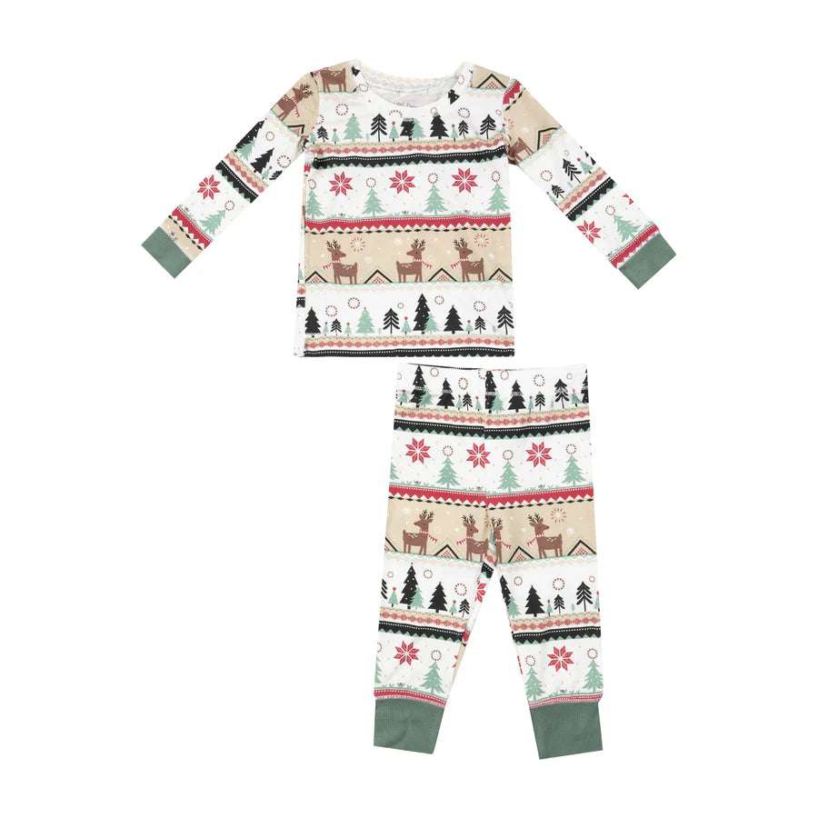 Reindeer Fair Isle L/S Loungewear Set Angel Dear 18-24M   [variant_option4] [variant_option5] [variant_option6] [variant_option7] [variant_option8] [variant_option9] 1