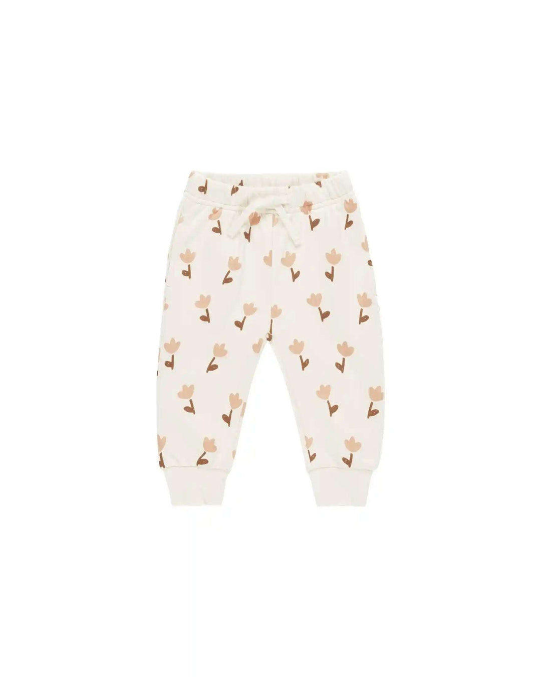 Relaxed Fleece Sweatpants- Tulips Quincy Mae 3-6M   [variant_option4] [variant_option5] [variant_option6] [variant_option7] [variant_option8] [variant_option9] 1