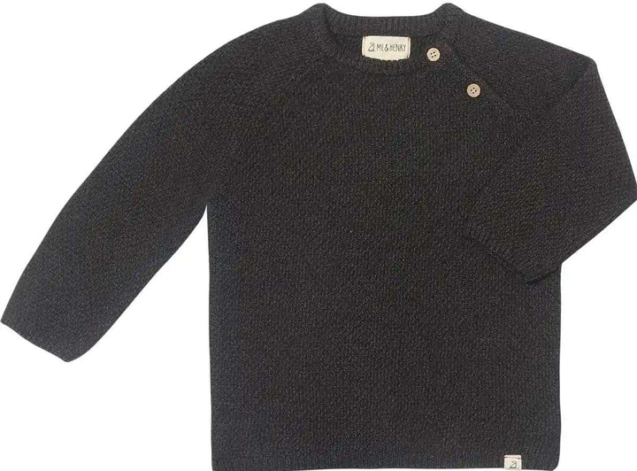 Roan Sweater- Charcoal Me & Henry 2-3Y   [variant_option4] [variant_option5] [variant_option6] [variant_option7] [variant_option8] [variant_option9] 1