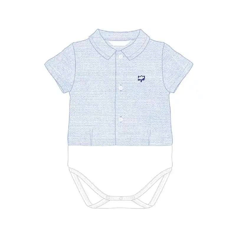 S/S Bodysuit Oxford 1794 Mayoral 0-1M   [variant_option4] [variant_option5] [variant_option6] [variant_option7] [variant_option8] [variant_option9] 1