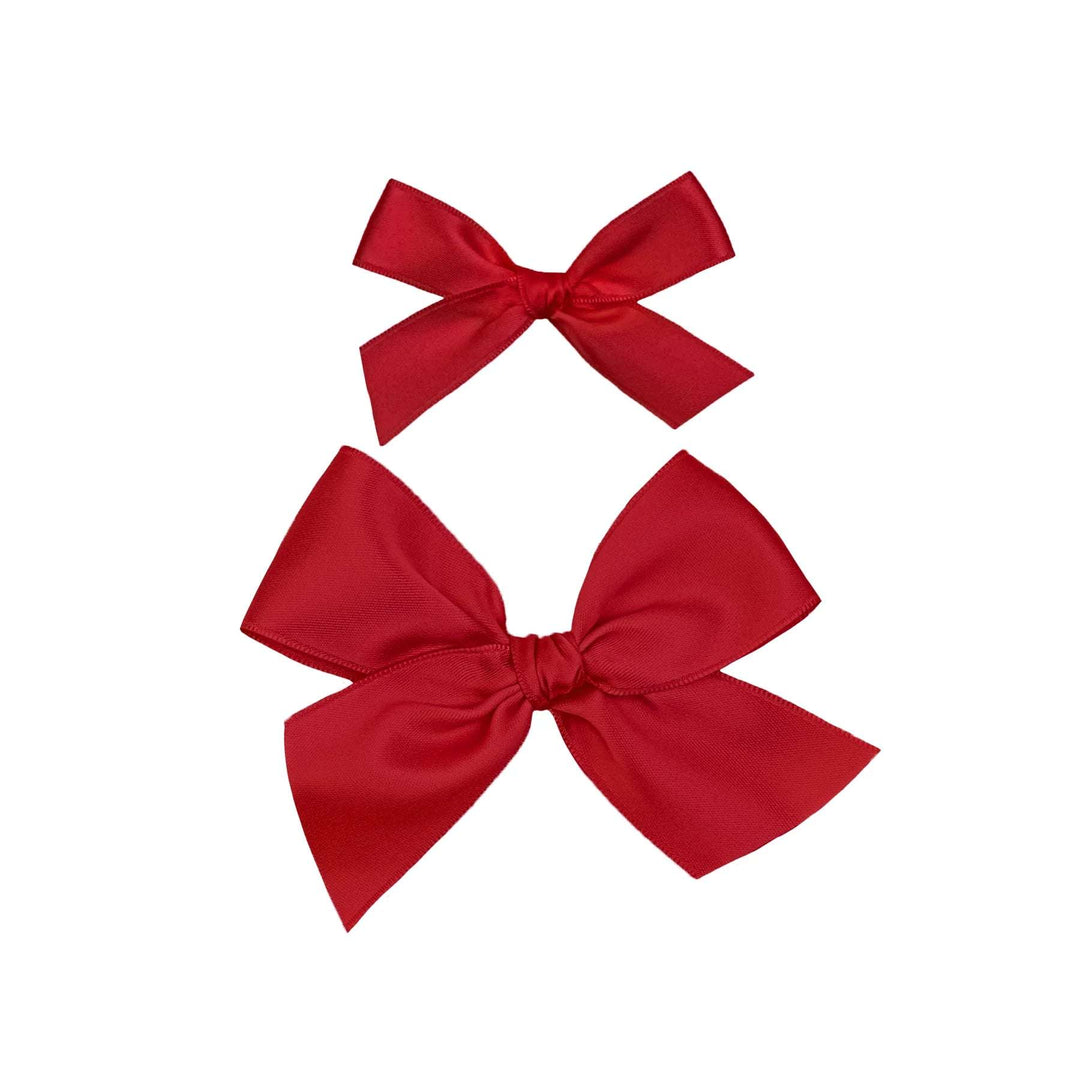 Satin Bow Clip - Ruby Lou Lou and Company Large   [variant_option4] [variant_option5] [variant_option6] [variant_option7] [variant_option8] [variant_option9] 1