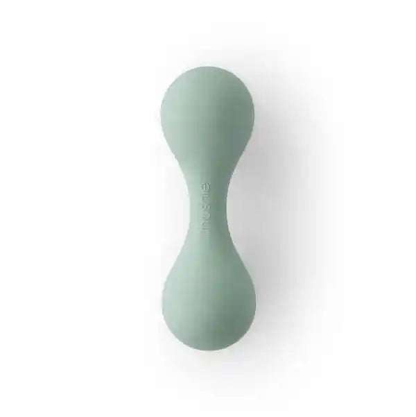 Silicone Baby Rattle Toy- Cambridge Blue Mushie & Co    [variant_option4] [variant_option5] [variant_option6] [variant_option7] [variant_option8] [variant_option9] 1