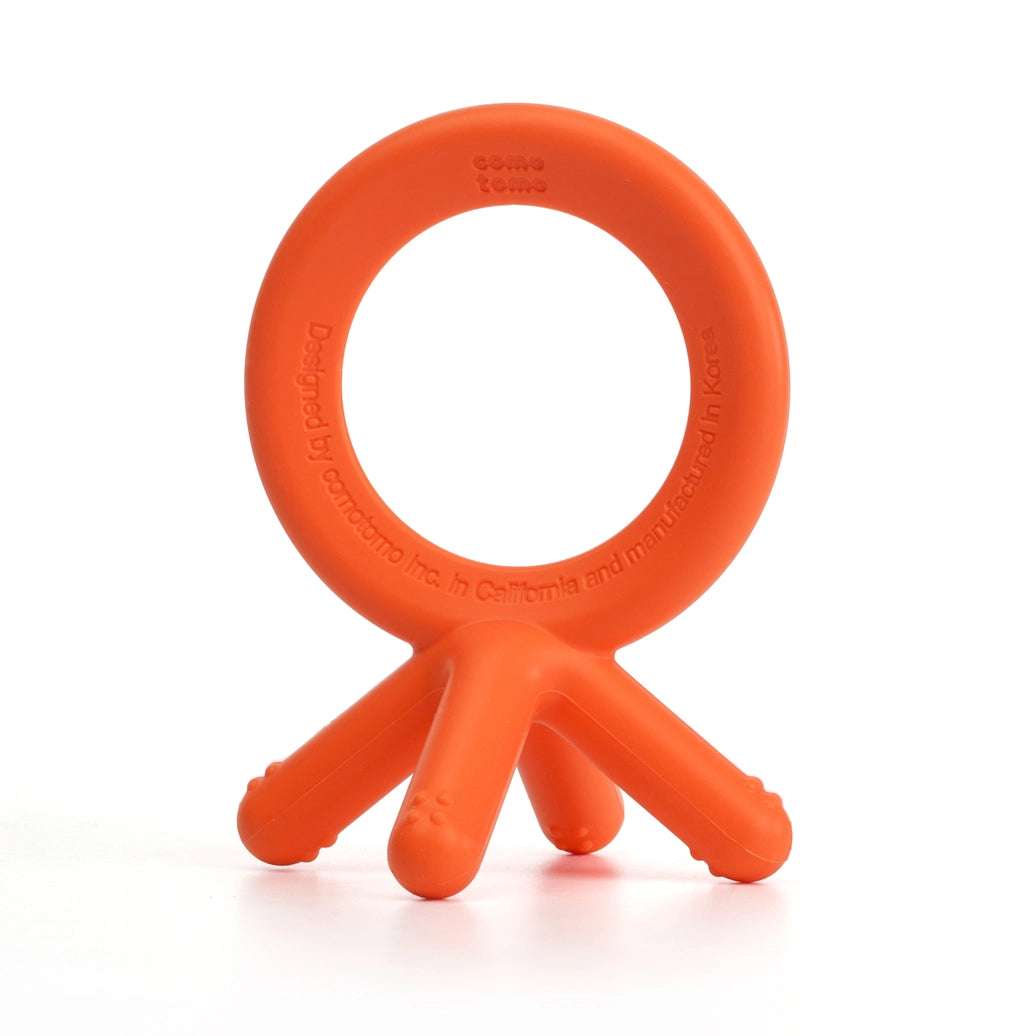 Silicone Baby Teether Comotomo Orange   [variant_option4] [variant_option5] [variant_option6] [variant_option7] [variant_option8] [variant_option9] 2