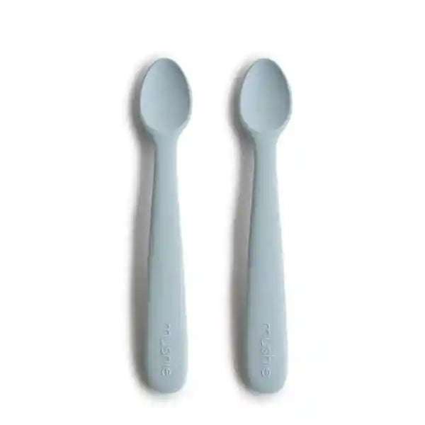 Silicone Feeding Spoons- Powder Blue Mushie & Co    [variant_option4] [variant_option5] [variant_option6] [variant_option7] [variant_option8] [variant_option9] 1