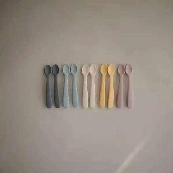 Silicone Feeding Spoons- Powder Blue Mushie & Co    [variant_option4] [variant_option5] [variant_option6] [variant_option7] [variant_option8] [variant_option9] 2