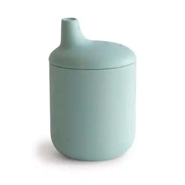 Silicone Sippy Cup- Cambridge Blue Mushie & Co    [variant_option4] [variant_option5] [variant_option6] [variant_option7] [variant_option8] [variant_option9] 1