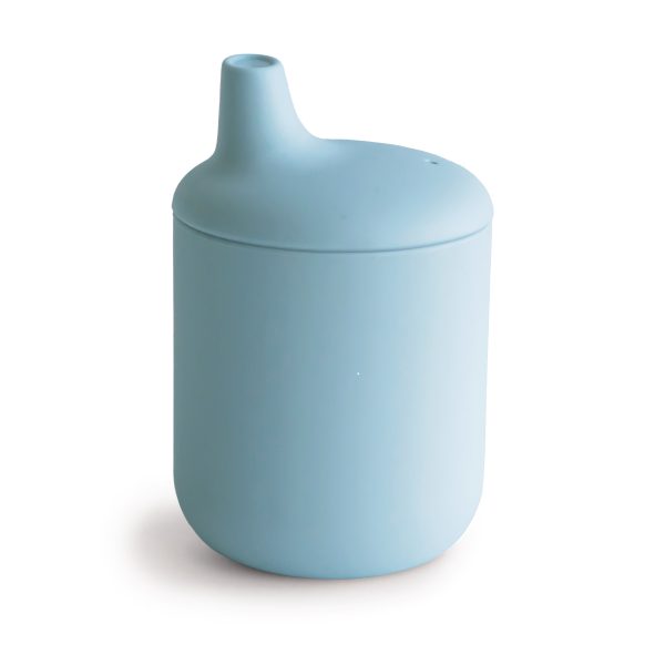 Silicone Sippy Cup- Powder Blue