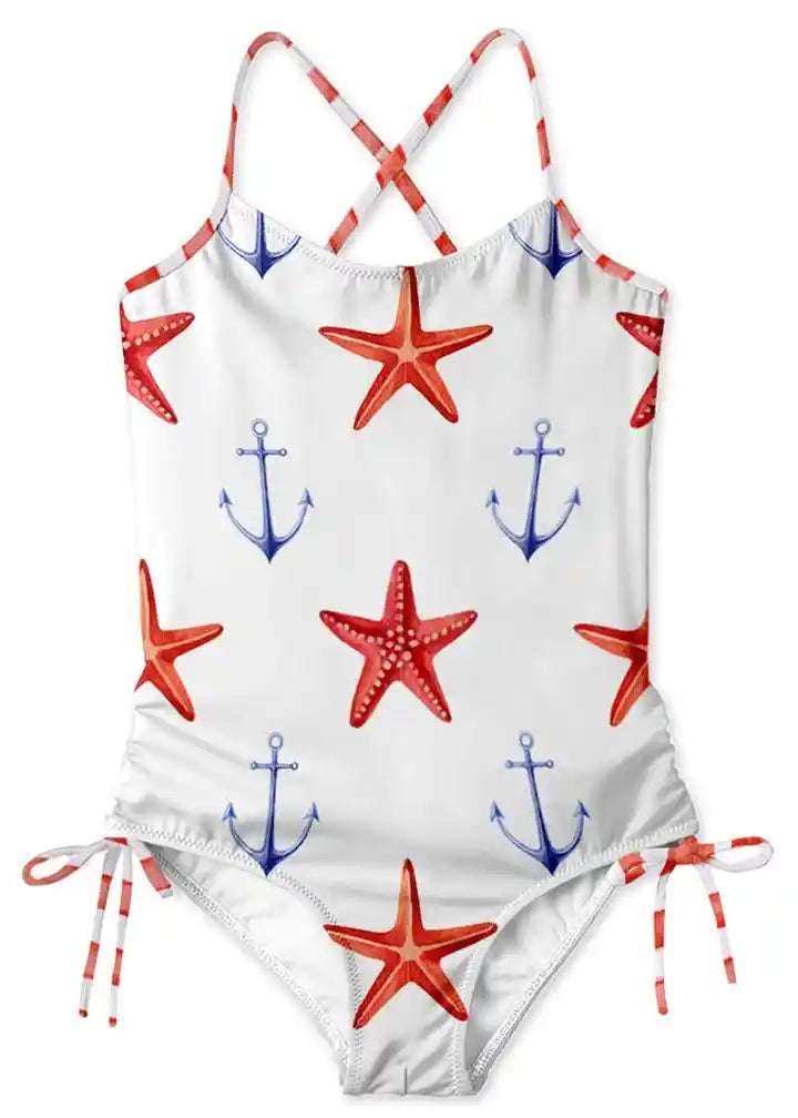 Starfish and Anchor Side Tie Swimsuit Stella Cove 12M   [variant_option4] [variant_option5] [variant_option6] [variant_option7] [variant_option8] [variant_option9] 1