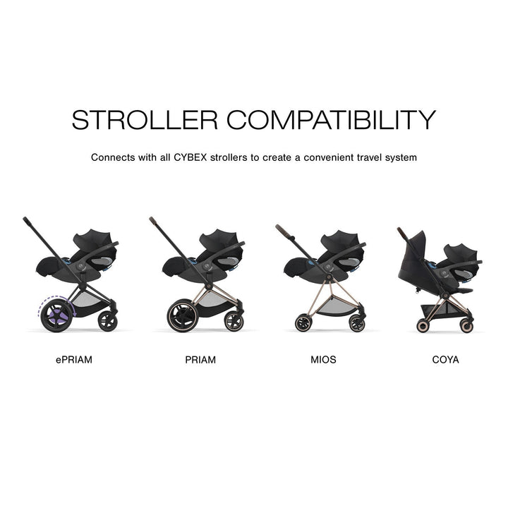 Cybex Cloud T Comfort Extend Infant Car Seat with SensorSafe