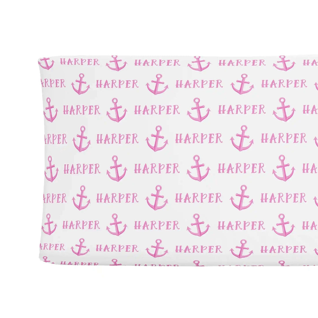 Sugar + Maple Changing Pad Cover - Anchor Pink Sugar + Maple    [variant_option4] [variant_option5] [variant_option6] [variant_option7] [variant_option8] [variant_option9] 1