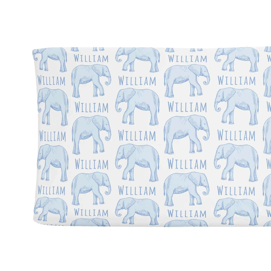 Sugar + Maple Changing Pad Cover - Elephant Blue Sugar + Maple    [variant_option4] [variant_option5] [variant_option6] [variant_option7] [variant_option8] [variant_option9] 1