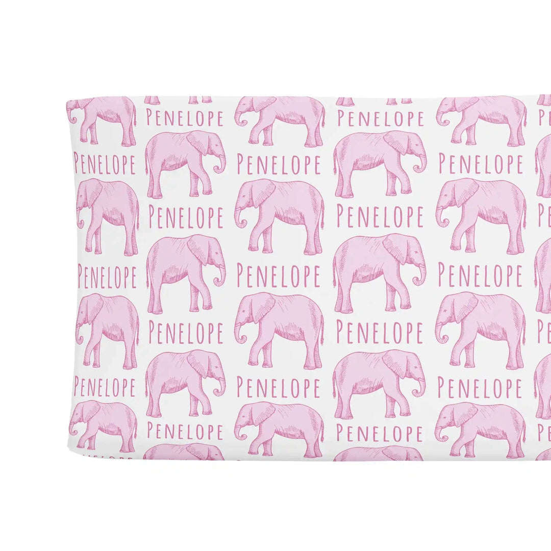 Sugar + Maple Changing Pad Cover - Elephant Pink Sugar + Maple    [variant_option4] [variant_option5] [variant_option6] [variant_option7] [variant_option8] [variant_option9] 1