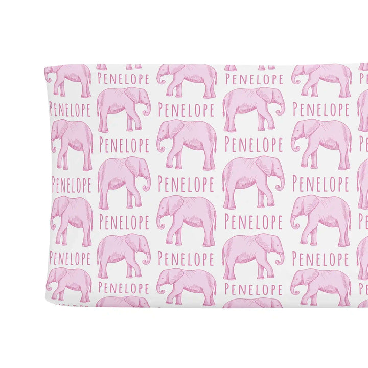 Sugar + Maple Changing Pad Cover - Elephant Pink Sugar + Maple    [variant_option4] [variant_option5] [variant_option6] [variant_option7] [variant_option8] [variant_option9] 1