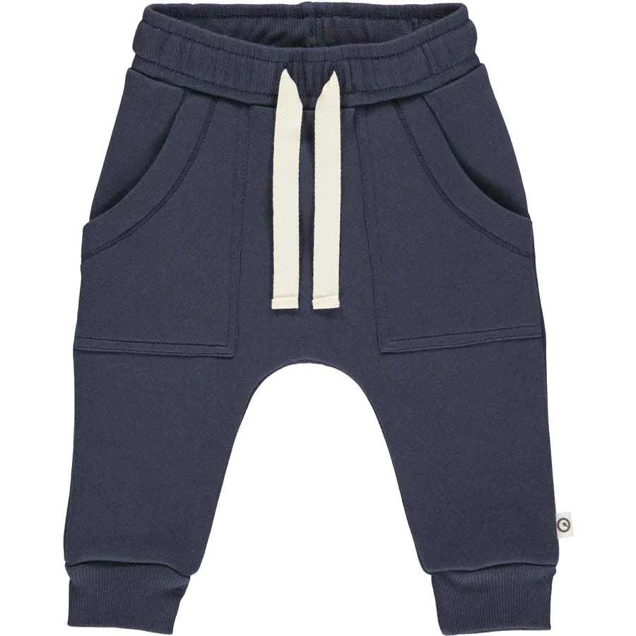 Sweat Pocket Pants- Night Blue Green Cotton 0-3M   [variant_option4] [variant_option5] [variant_option6] [variant_option7] [variant_option8] [variant_option9] 1