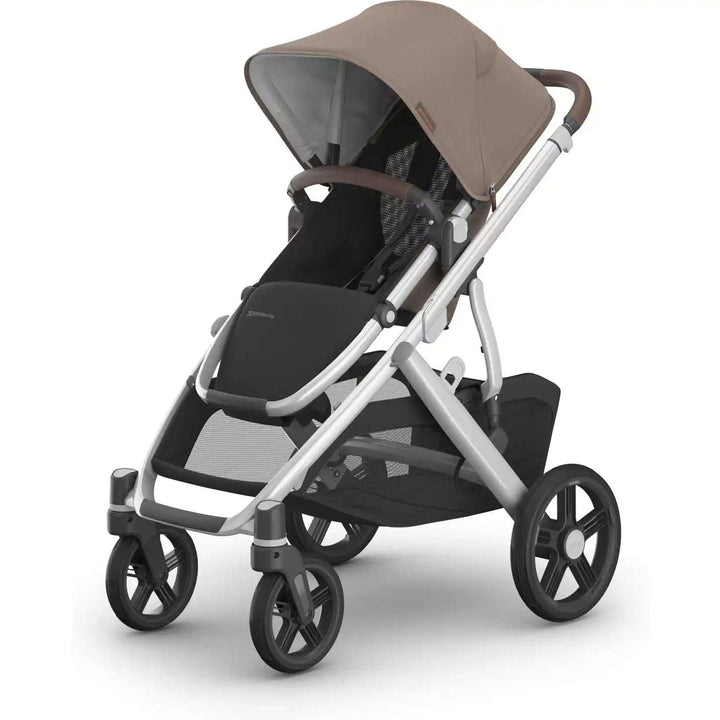 UPPAbaby Vista V3 Stroller UPPAbaby Theo (Dark Taupe | Silver Frame | Chestnut Leather)   [variant_option4] [variant_option5] [variant_option6] [variant_option7] [variant_option8] [variant_option9] 194