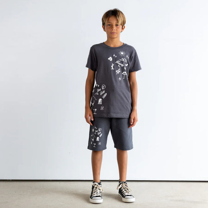 Malone S/S Tee - Faded Black