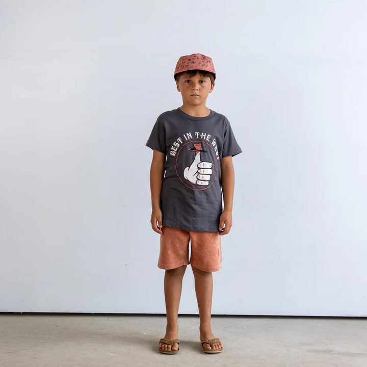 Best In The West Tee - Faded Black