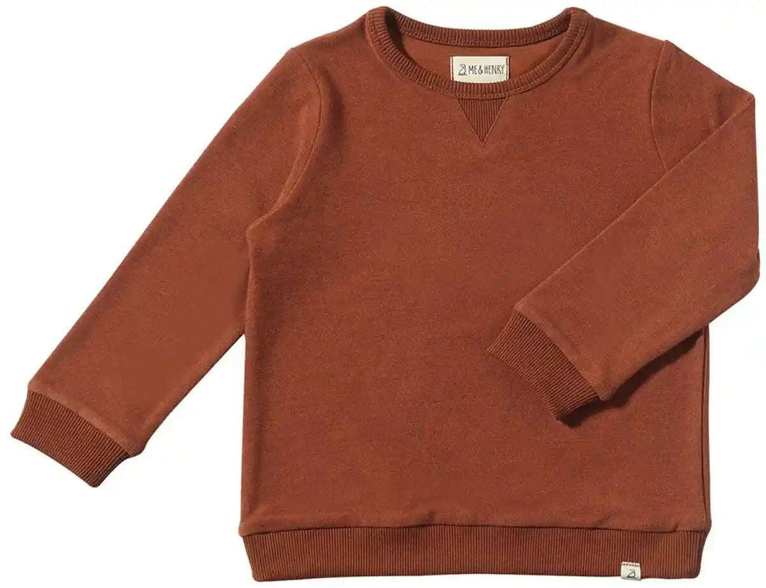 Tarquin Rust Cosy Sweatshirt Me & Henry 0-3M   [variant_option4] [variant_option5] [variant_option6] [variant_option7] [variant_option8] [variant_option9] 1