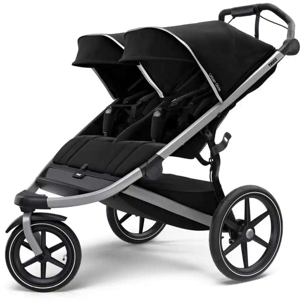 Thule Urban Glide 2 Double All-Terrain Stroller Thule Jet Black   [variant_option4] [variant_option5] [variant_option6] [variant_option7] [variant_option8] [variant_option9] 1