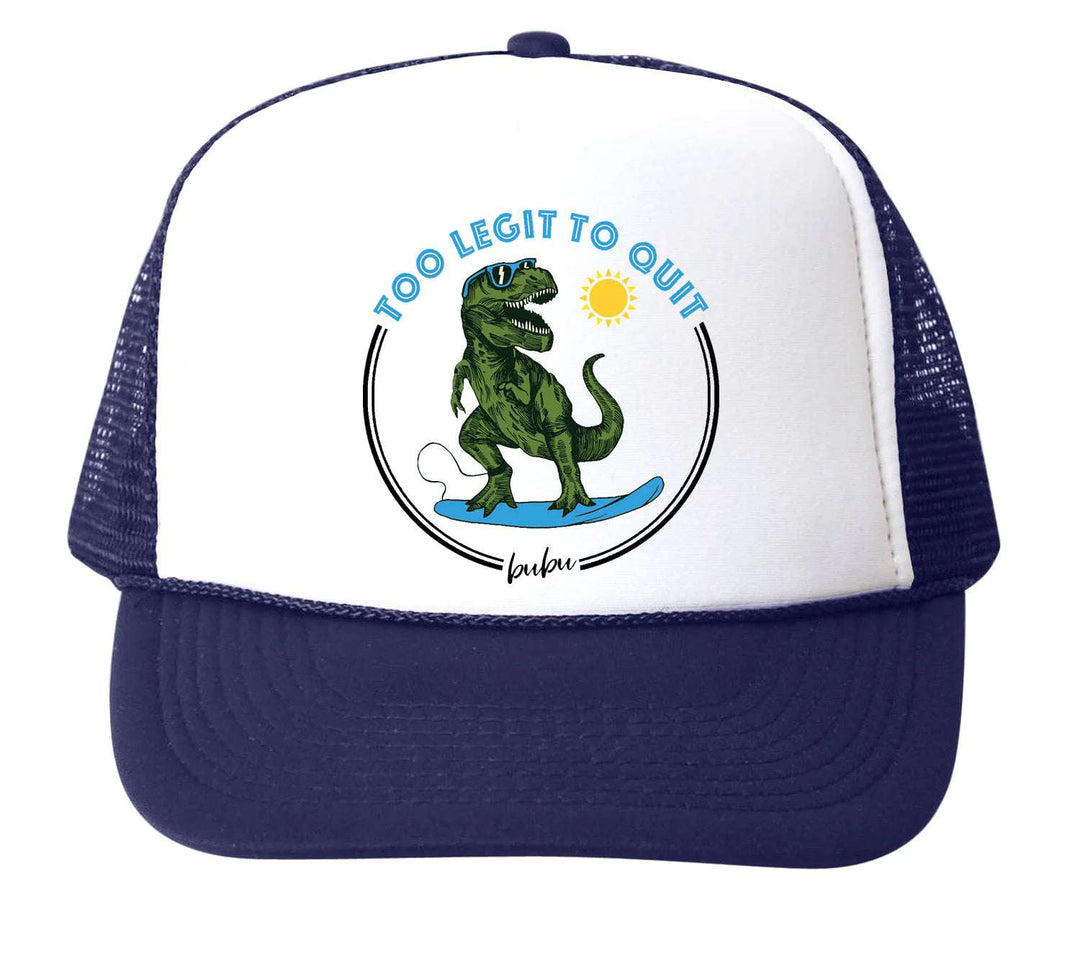 Too Legit To Quit Dino Trucker Hat Bubu hats Baby   [variant_option4] [variant_option5] [variant_option6] [variant_option7] [variant_option8] [variant_option9] 1