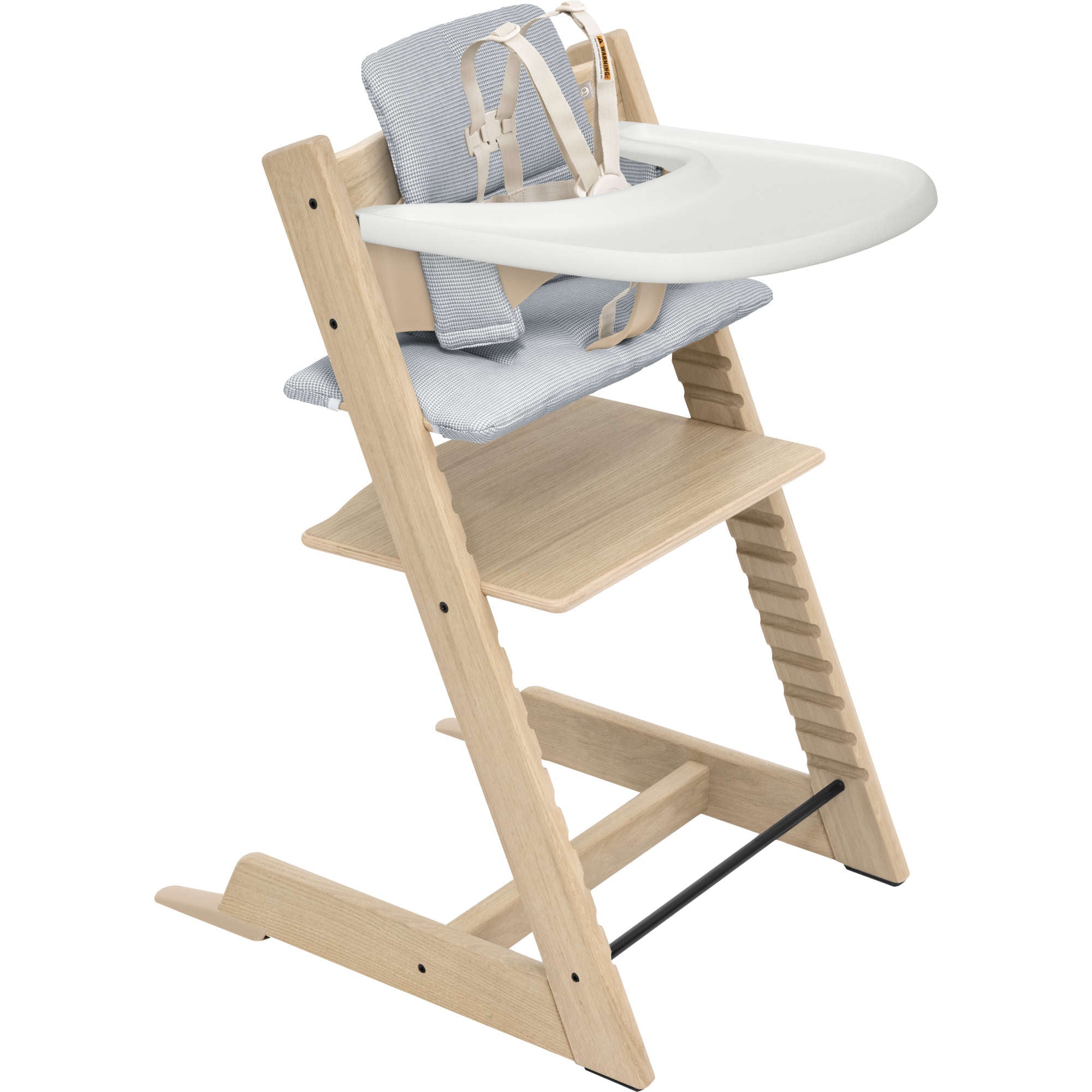 Shop Stokke Tripp Trapp High Chair² Oak with Cushion + Stokke Tray - Li'l  Baby Sprouts