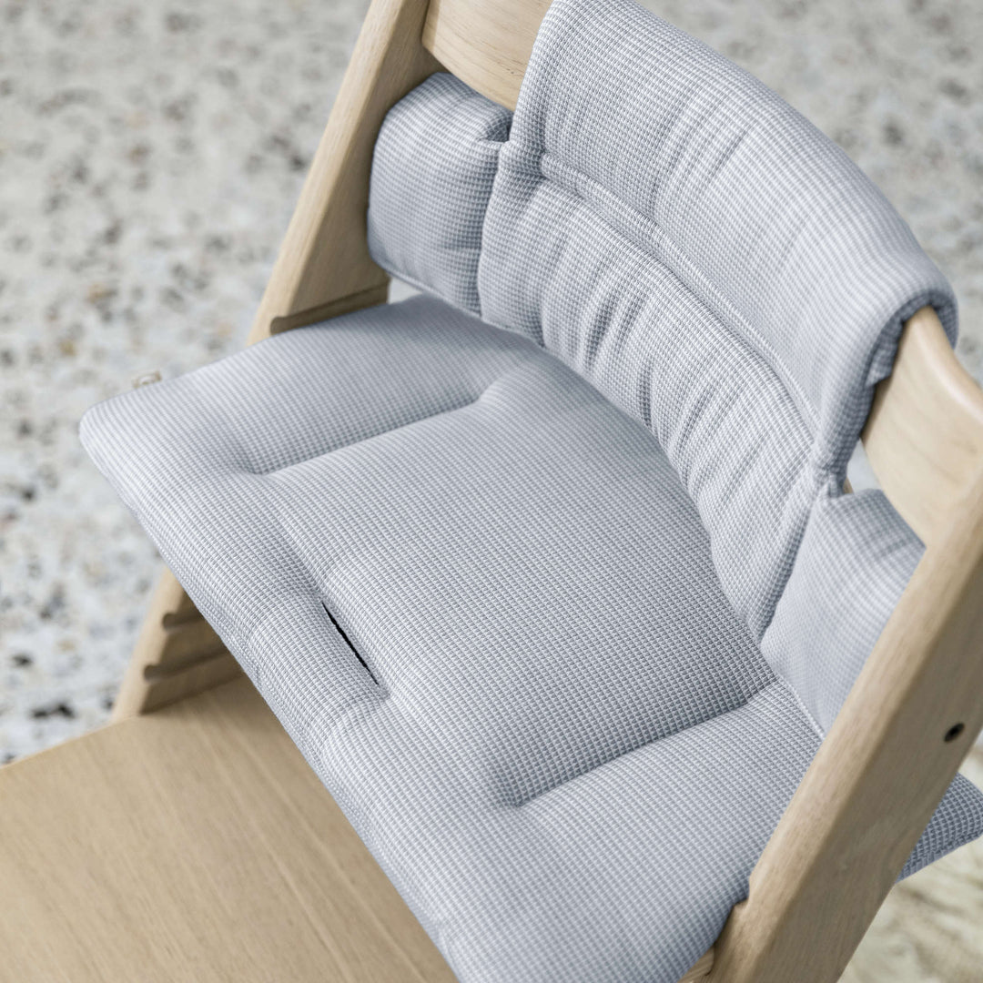 stokke tray hazy grey Stokke Tripp Trapp High Chair2 and Cushion with Stokke Tray