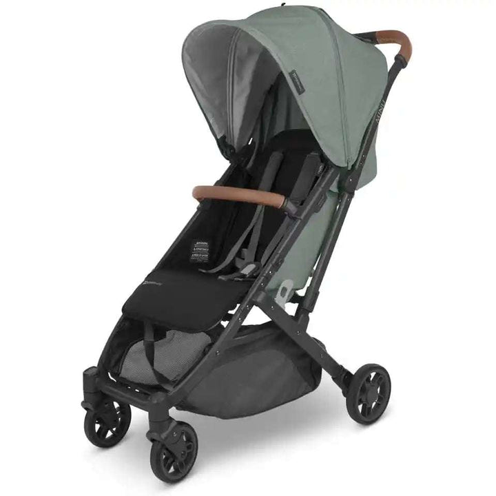 UPPAbaby Minu V2 Stroller UPPAbaby Gwen (Green Mélange | Carbon Frame | Saddle Leather)   [variant_option4] [variant_option5] [variant_option6] [variant_option7] [variant_option8] [variant_option9] 73