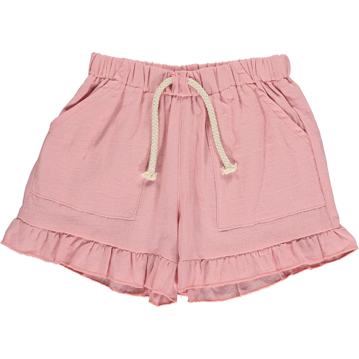 Brynlee Ruffle Shorts Pink