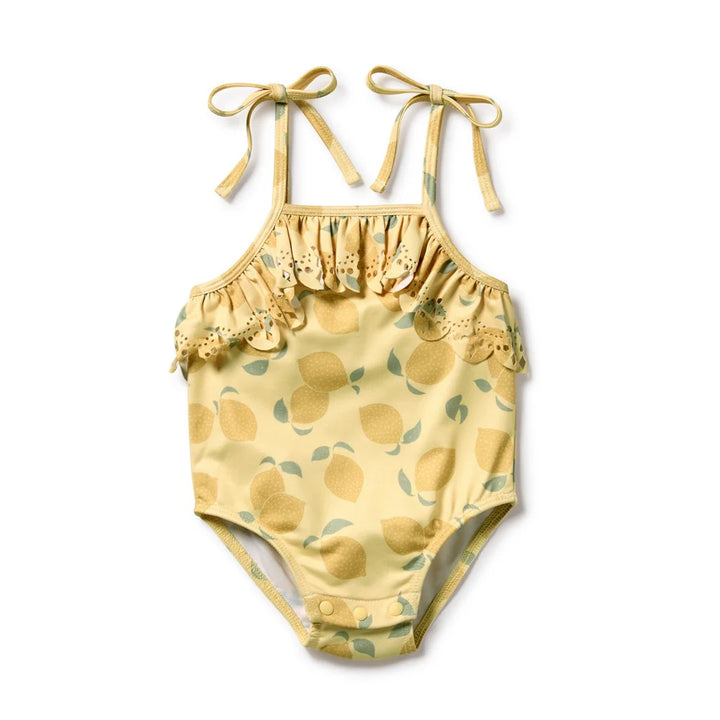 Lemon Drop Cutwork Swimsuit