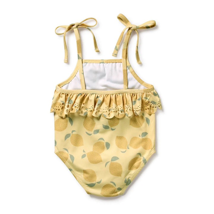 Lemon Drop Cutwork Swimsuit
