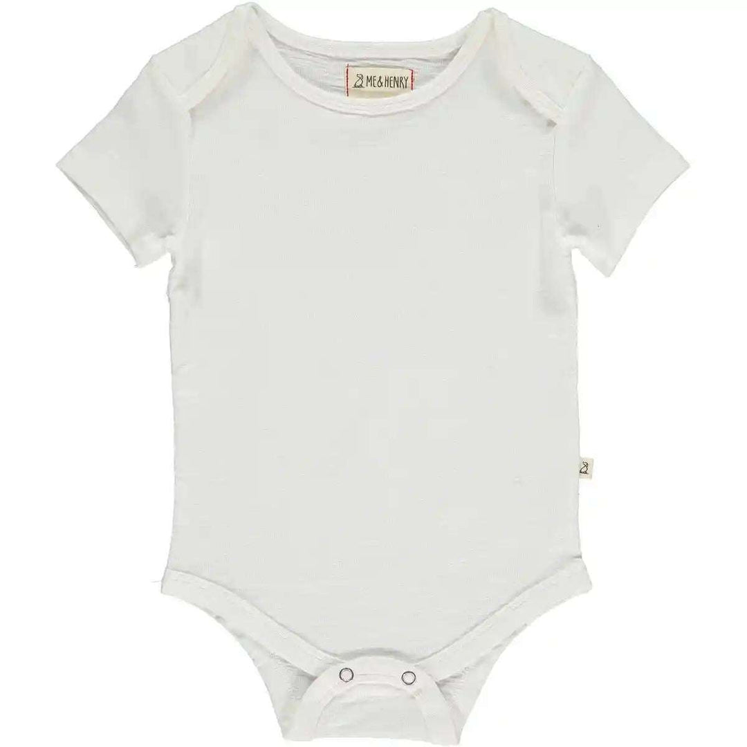 Walty Onesie- White Me & Henry 0-3M   [variant_option4] [variant_option5] [variant_option6] [variant_option7] [variant_option8] [variant_option9] 1