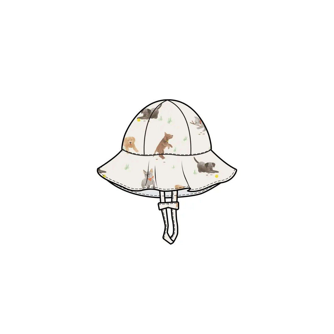 Watercolor Puppies Sunhat Angel Dear 0-6M   [variant_option4] [variant_option5] [variant_option6] [variant_option7] [variant_option8] [variant_option9] 1