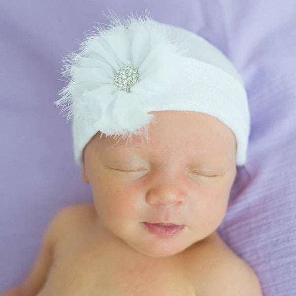 White Fairy Flower Hat Ilybean Newborn   [variant_option4] [variant_option5] [variant_option6] [variant_option7] [variant_option8] [variant_option9] 1