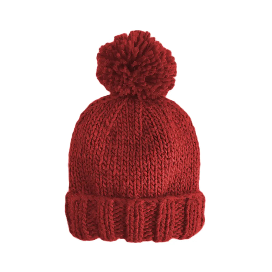 Classic Pom Hat Red