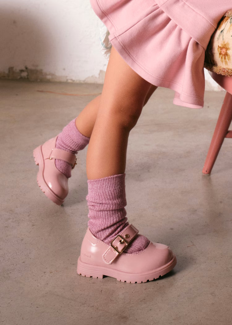 Chunky Heel Mary Jane 42563 Rose